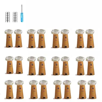 LED Christmas Copper String Lights 20 Lights Button Wine Bottle Stopper Lights Wire String Light For Wedding Party Decor
LED Christmas Copper String Lights 20 Lights Button Wine Bottle Stopper Lights Wire String Light For Wedding Party Decor