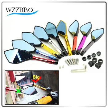 Universal Motorbike Motorcycle Big Rearview Mirror Folding Side Mirrors CNC Aluminum Adjusting for KAWASAKI HONDA SUZUKI YAMAHA 
Universal Motorbike Motorcycle Big Rearview Mirror Folding Side Mirrors CNC Aluminum Adjusting for KAWASAKI HONDA SUZUKI YAMAHA