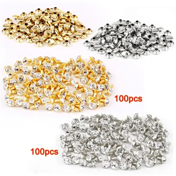 Practical Boutique 100pcs silver + 100 pcs golden Rivet with rhinestone diamond 7mm 
Practical Boutique 100pcs silver + 100 pcs golden Rivet with rhinestone diamond 7mm