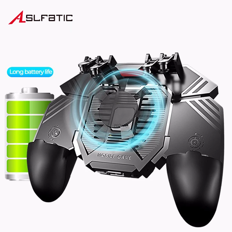 AK77 PUBG Joystick Controller Gamepad Phone Cooler Fan Charging Free Fire Trigger Pugb Mobile Gaming For iOS Android Smartphone
AK77 PUBG Joystick Controller Gamepad Phone Cooler Fan Charging Free Fire Trigger Pugb Mobile Gaming For iOS Android Smartphone