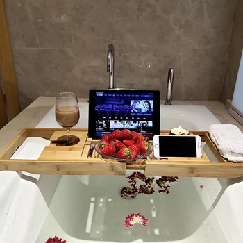 Bamboo Bathtub Tray Nonslip Bath Tray Spa Bathtub Caddy Organizer Book Wine Tablet Holder Reading Rack
Bamboo Bathtub Tray Nonslip Bath Tray Spa Bathtub Caddy Organizer Book Wine Tablet Holder Reading Rack