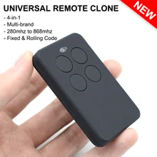 20pcs Self-copy Multi Frequency 280-868 MHz 4in1 Garage Gate Remote Control Duplicator Keychain Barrier Fixed Rolling Code Clone
20pcs Self-copy Multi Frequency 280-868 MHz 4in1 Garage Gate Remote Control Duplicator Keychain Barrier Fixed Rolling Code Clone