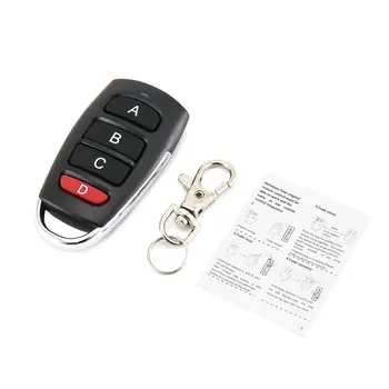 433.92Mhz Garage Door Electric Cloning Remote Control Key Universal Safe Fob Car Gate Self Copy for Garage Doors Alarms
433.92Mhz Garage Door Electric Cloning Remote Control Key Universal Safe Fob Car Gate Self Copy for Garage Doors Alarms