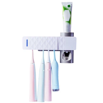 UV Toothbrush Toothpaste Holder with UV Light Cleaning Function Automatic Toothpaste Squeezer
UV Toothbrush Toothpaste Holder with UV Light Cleaning Function Automatic Toothpaste Squeezer