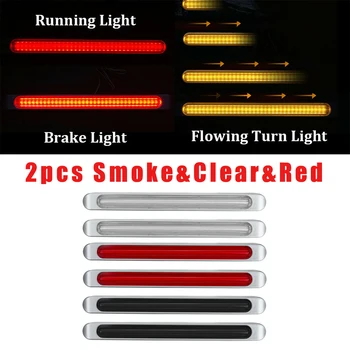 2Pcs 10V-30V 17 Inch 72LED Flowing Stop Tail Turn Signal Light Bar Side Marker Clearance Lamp Waterproof For Truck Trailer RV
2Pcs 10V-30V 17 Inch 72LED Flowing Stop Tail Turn Signal Light Bar Side Marker Clearance Lamp Waterproof For Truck Trailer RV