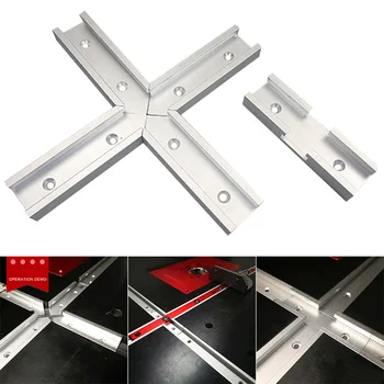 200mm Cross T-track Connector Set 30 Type T-slot Miter Track Jig Fixture Slot Connector TUE88
200mm Cross T-track Connector Set 30 Type T-slot Miter Track Jig Fixture Slot Connector TUE88