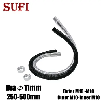 Metal hose Diaeter 11mm Outer M10+M10 machine tool lamp lathe Light table lamp universal shaped hose table lamp hose gooseneck
Metal hose Diaeter 11mm Outer M10+M10 machine tool lamp lathe Light table lamp universal shaped hose table lamp hose gooseneck