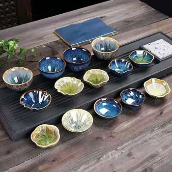 2pcs/set Ceramic Kiln Change Kungfu Tea Cup Tasting Cup Flower Shape Tea Bowl Household Hat Cups Kitchen Drinkware Tool
2pcs/set Ceramic Kiln Change Kungfu Tea Cup Tasting Cup Flower Shape Tea Bowl Household Hat Cups Kitchen Drinkware Tool