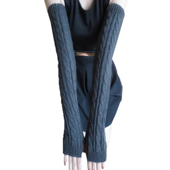 Women Winter Warm Long Fingerless Gloves Knit Thumbhole Arm Warmers Mittens Lady Running Cycling Elbow Length Gloves
Women Winter Warm Long Fingerless Gloves Knit Thumbhole Arm Warmers Mittens Lady Running Cycling Elbow Length Gloves