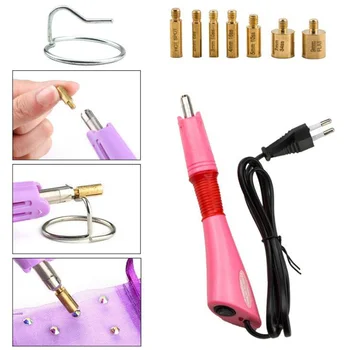 Fast Heated Hotfix Rhinestone Applicator Iron-on Wand Heat-fix Tool Gun Mixed Size Hot Fix Rhinestones Glass Diamond
Fast Heated Hotfix Rhinestone Applicator Iron-on Wand Heat-fix Tool Gun Mixed Size Hot Fix Rhinestones Glass Diamond