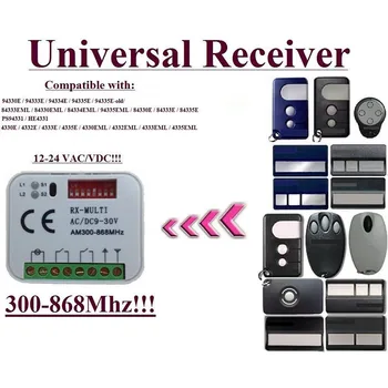 2CH universal receiver 300-868mhz suits 4335E/84335E/94335E/PS94331 remote control
2CH universal receiver 300-868mhz suits 4335E/84335E/94335E/PS94331 remote control