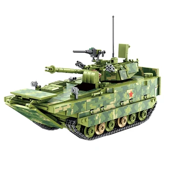 1285Pcs WW2 Swat Amphibious Infantry Fighting Vehicle Tank Weapons Model Small Particle Building Blocks Educational Toy Set
1285Pcs WW2 Swat Amphibious Infantry Fighting Vehicle Tank Weapons Model Small Particle Building Blocks Educational Toy Set