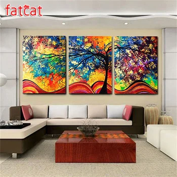 FATCAT Rich Tree Color Landscape 5D Diy Diamond Painting Triptych full mosaic diamond Embroidery Sale Wall Decoration AE1455
FATCAT Rich Tree Color Landscape 5D Diy Diamond Painting Triptych full mosaic diamond Embroidery Sale Wall Decoration AE1455