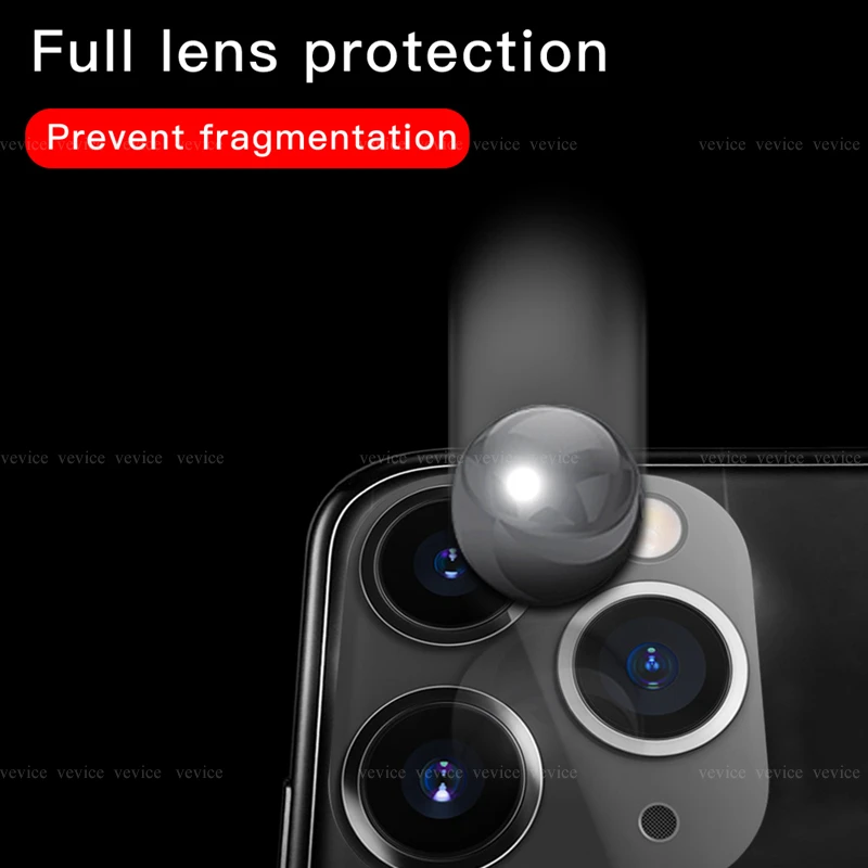 9D Camera Screen Protector Film For iPhone 11 7 8 Rear Camera Lens Tempered Glass For iPhone 8 7 Plus 11 Pro max 2019 HD Film