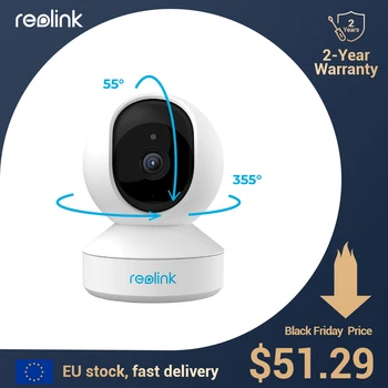 Reolink 5MP PTZ home security camera wifi 2.4G/5G 3x Optical Zoom Pan/Tilt 2-way audio indoor SD card slot remote access E1 Zoom
Reolink 5MP PTZ home security camera wifi 2.4G/5G 3x Optical Zoom Pan/Tilt 2-way audio indoor SD card slot remote access E1 Zoom