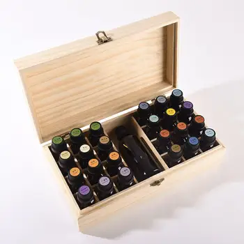 25 Grids Wooden Storage Box Organizer Perfume Bottle Carrying Case Container Made of high quality wooden material, and durable. 
25 Grids Wooden Storage Box Organizer Perfume Bottle Carrying Case Container Made of high quality wooden material, and durable.