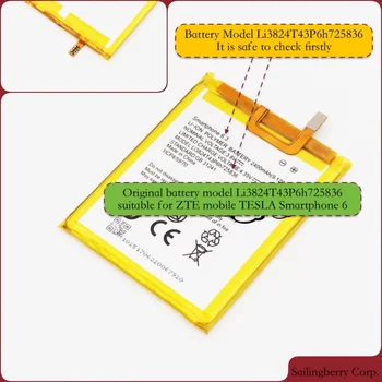 Original battery suitable for ZTE-TESLA Smartphone 6 with battery model Li3824T43P6h725836(Please check this model firstly)
Original battery suitable for ZTE-TESLA Smartphone 6 with battery model Li3824T43P6h725836(Please check this model firstly)