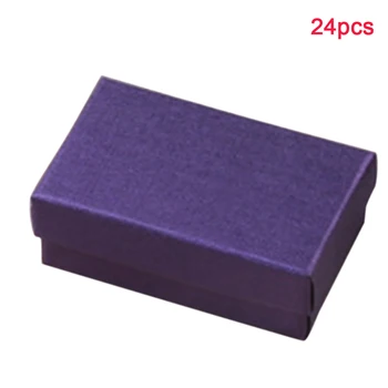 24pcs Home Storage Case Necklace Portable Birthday Party Rectangle Display Cardboard Mini Rings Travel Organizer Jewelry Box
24pcs Home Storage Case Necklace Portable Birthday Party Rectangle Display Cardboard Mini Rings Travel Organizer Jewelry Box