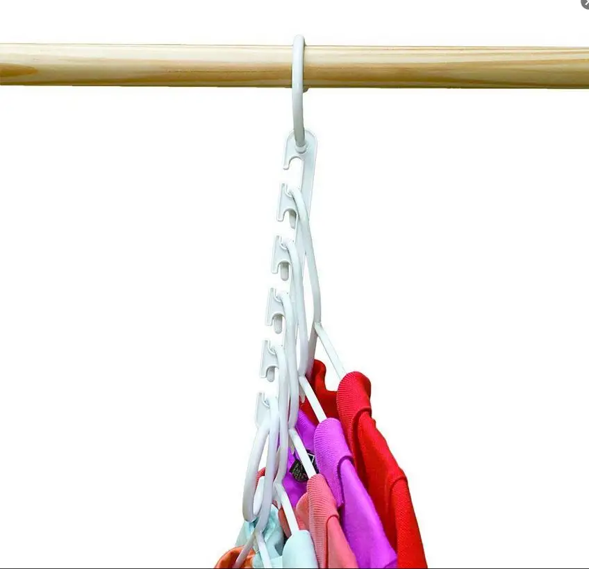 8pcs 3D Space Saving Hanger Magic Clothes Hook Closet Organizer Multifunctional Rack Home Storage Racks High Quality 
8pcs 3D Space Saving Hanger Magic Clothes Hook Closet Organizer Multifunctional Rack Home Storage Racks High Quality