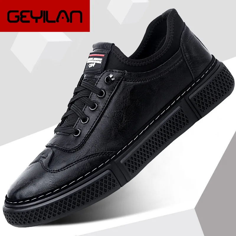 Brand New Men's Casual Leather Business Shoes Sewing Sole Flats England Style Breathable Wear-resistant Sneakers Black Grey 2900
Brand New Men's Casual Leather Business Shoes Sewing Sole Flats England Style Breathable Wear-resistant Sneakers Black Grey 2900