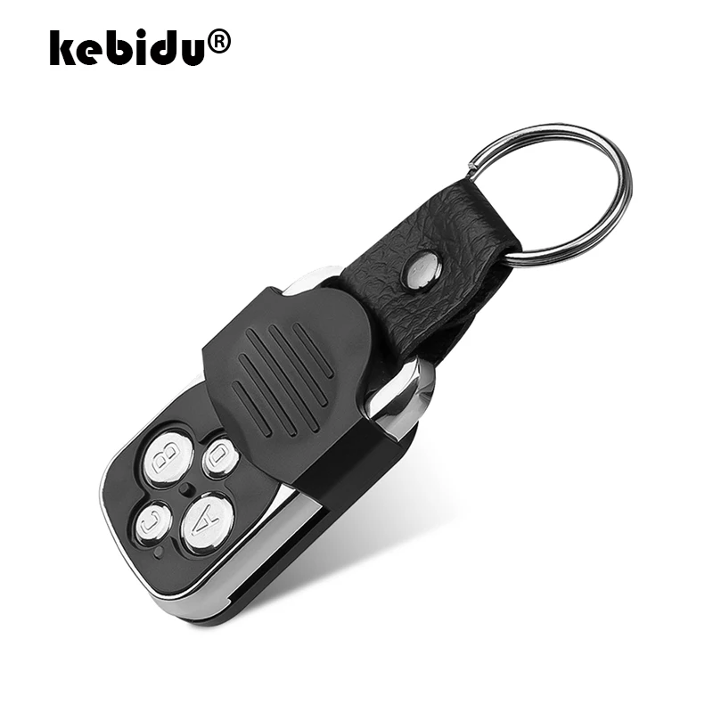 kebidu 433MHZ Auto Pair Copy Remote Duplicator Black 4 Buttons Garage Gate Door Remote Controller Learning Copying with Key Ring 
kebidu 433MHZ Auto Pair Copy Remote Duplicator Black 4 Buttons Garage Gate Door Remote Controller Learning Copying with Key Ring