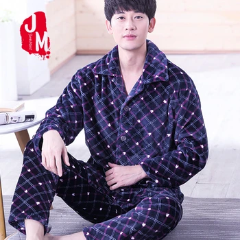 Winter Pajama Man Coral Fleece Warm Thick Men's Sleepwear Solid Full Sleeve Men Pyjama Set Homewear Pyjamas Male Sleep XXXL XXL
Winter Pajama Man Coral Fleece Warm Thick Men's Sleepwear Solid Full Sleeve Men Pyjama Set Homewear Pyjamas Male Sleep XXXL XXL