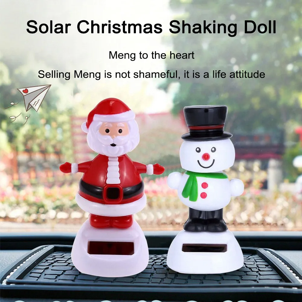 Car Christmas Decorations Solar Power Dance Toy Shake Head Doll Dancing Santa Claus Swinging Bobble Gift For Kids Auto Styling
Car Christmas Decorations Solar Power Dance Toy Shake Head Doll Dancing Santa Claus Swinging Bobble Gift For Kids Auto Styling