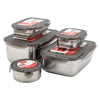 7 Size Stainless Steel Bento Box Leak-Proof Fruit Food Container BPA Free Bento Lunch Box for Kids Fresh-keeping Box Food Box 
7 Size Stainless Steel Bento Box Leak-Proof Fruit Food Container BPA Free Bento Lunch Box for Kids Fresh-keeping Box Food Box