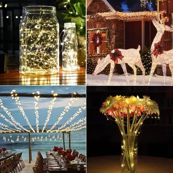 100 LEDs USB Brass Wire String Light 8 Modes Holiday Party Wedding Home Decor K1MF
100 LEDs USB Brass Wire String Light 8 Modes Holiday Party Wedding Home Decor K1MF
