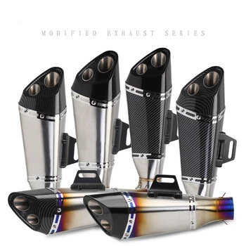 51mm Universel Exhaust Motorcycle Muffler Yoshimura Moto with DB killer For MT07 MT09 Z800 GSXR600 k7 K8 K11 ER6N
51mm Universel Exhaust Motorcycle Muffler Yoshimura Moto with DB killer For MT07 MT09 Z800 GSXR600 k7 K8 K11 ER6N