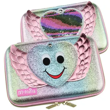Lovely pencil case for girls school pen box mirror pencil bag pen container eva material ribbon sequin stationery bag
Lovely pencil case for girls school pen box mirror pencil bag pen container eva material ribbon sequin stationery bag