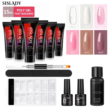 Sislady 15ML Gel Nail Polish Set Nail Kit Tools Nail Art Gel Manicure Set Extension Gel Set Solid-State Extension Glue Set
Sislady 15ML Gel Nail Polish Set Nail Kit Tools Nail Art Gel Manicure Set Extension Gel Set Solid-State Extension Glue Set