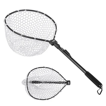 Collapsible Aluminum Alloy Fishing Net Folding Fish Landing Net with Carabiner Clip for Fish Catching Releasing
Collapsible Aluminum Alloy Fishing Net Folding Fish Landing Net with Carabiner Clip for Fish Catching Releasing