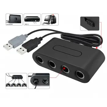 EastVita 4 Port Gamecube Adapter for NGC Controller Adapter for Nintend Wii U & for Switch and PC R40
EastVita 4 Port Gamecube Adapter for NGC Controller Adapter for Nintend Wii U & for Switch and PC R40