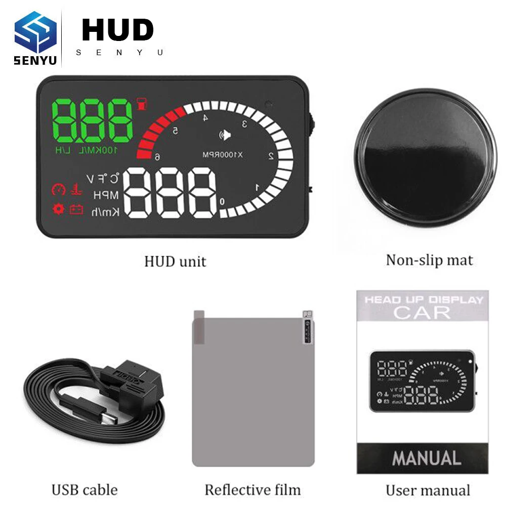 HUD Display Head Up Display X6 Car GPS HUD X6 OBD OBD2 Diagnostic Tool Projector Digital Speedometer Car Speed Security Alarm
HUD Display Head Up Display X6 Car GPS HUD X6 OBD OBD2 Diagnostic Tool Projector Digital Speedometer Car Speed Security Alarm
