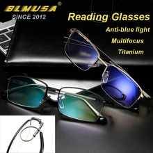 BLMUSA NEW Titanium Progressive Multifocal Reading Glasses Men Business Anti Blue Light Glasses Women Casual Eyewear For Elderly 
BLMUSA NEW Titanium Progressive Multifocal Reading Glasses Men Business Anti Blue Light Glasses Women Casual Eyewear For Elderly