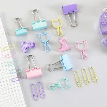 94 Pcs/pack Cute Colorful Metal Clips Documents Paper Pins Sets Clips Combination Clips For Office Binder School Stationery H1A8
94 Pcs/pack Cute Colorful Metal Clips Documents Paper Pins Sets Clips Combination Clips For Office Binder School Stationery H1A8