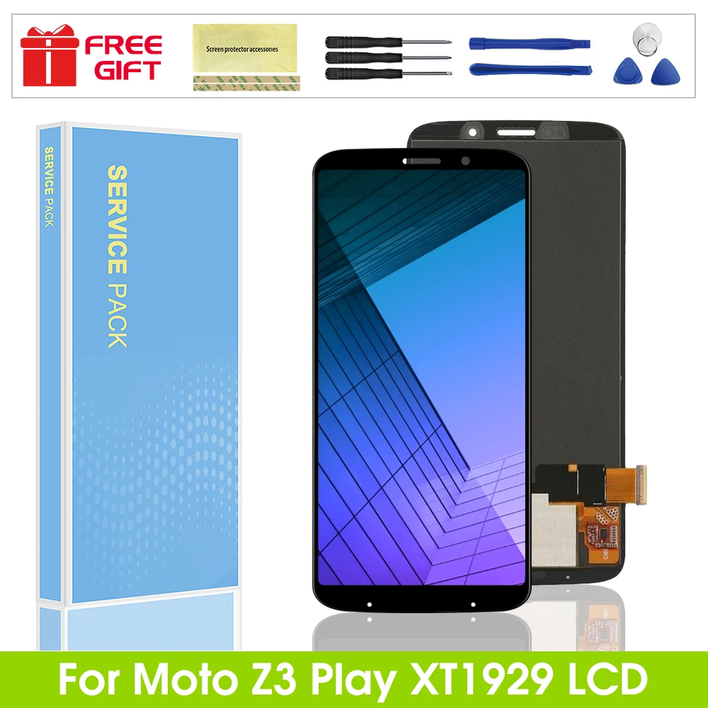 For Motorola Moto Z3 Play XT1929 LCD Display Touch Screen Digitizer Assembly For moto z3 play lcd display screen Free shipping
For Motorola Moto Z3 Play XT1929 LCD Display Touch Screen Digitizer Assembly For moto z3 play lcd display screen Free shipping