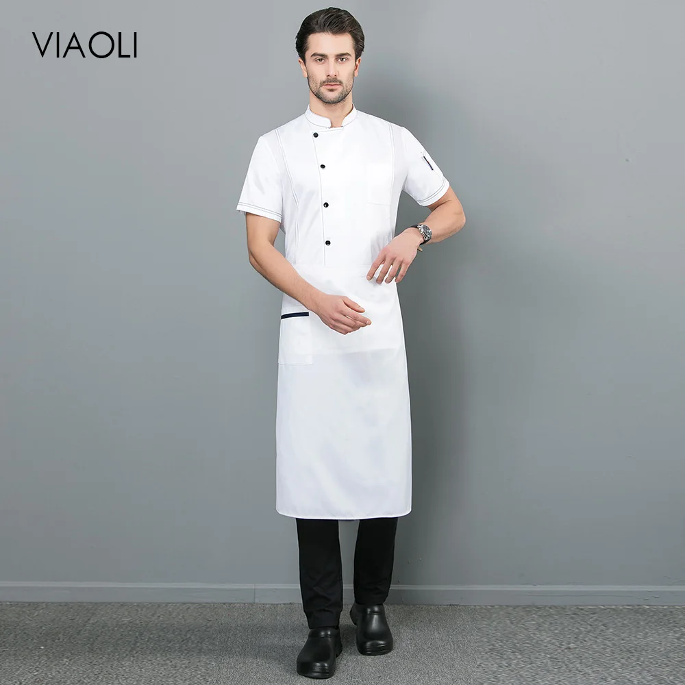 cotton Breathable Short sleeved Food Service hotel Kitchen Chef Jacket restaurant uniforms cooker work clothes men new 4-colors
cotton Breathable Short sleeved Food Service hotel Kitchen Chef Jacket restaurant uniforms cooker work clothes men new 4-colors