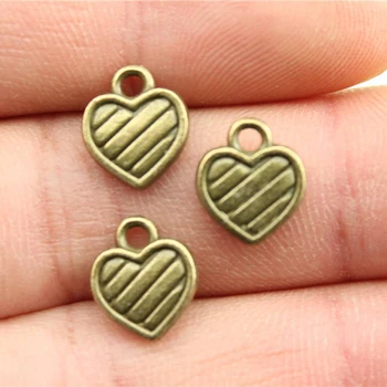 WYSIWYG 20pcs Charms Jewelry Findings DIY Accessories Double Sided Heart Pendant Antique Bronze Plated 10x10mm 
WYSIWYG 20pcs Charms Jewelry Findings DIY Accessories Double Sided Heart Pendant Antique Bronze Plated 10x10mm