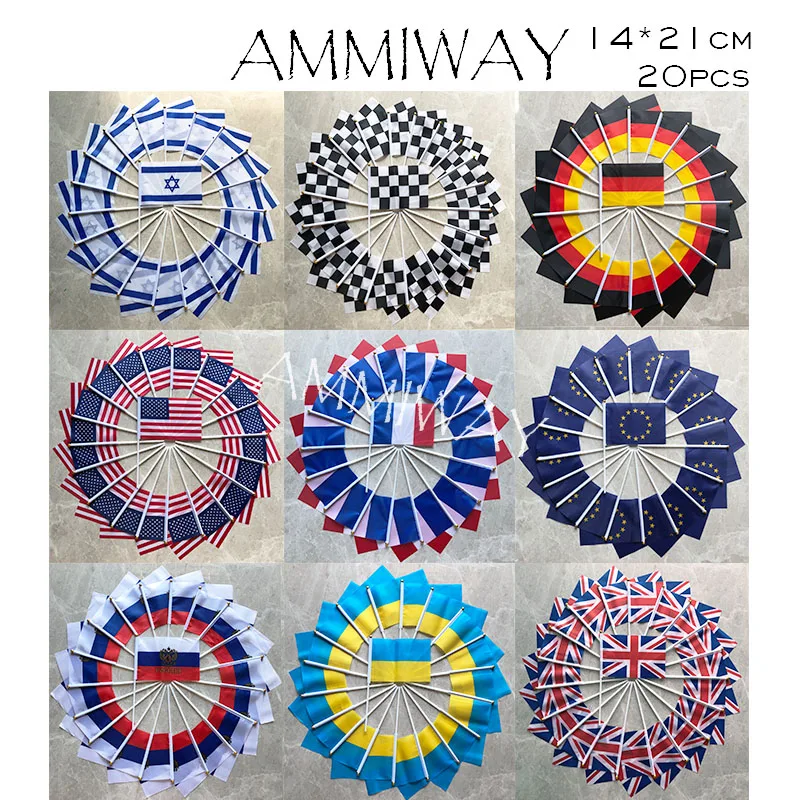 AMMIWAY 14x21 см 20 шт. израиль F1 гонки германия сша великобритания европа союз