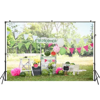 HUAYI Watermelon Theme Backdrop Flowers Grass Decoration Summer Scene Background photography Baby Shower Backdrop Props W-4181 
HUAYI Watermelon Theme Backdrop Flowers Grass Decoration Summer Scene Background photography Baby Shower Backdrop Props W-4181