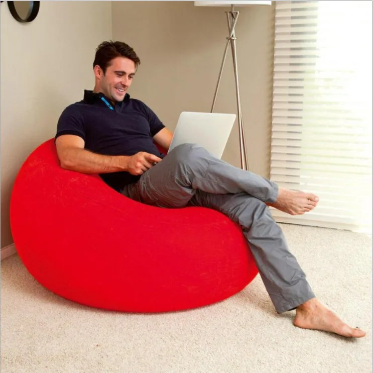 Single Creative Inflatable Sofa Flocking Air Cushion Chair Lazy Sofa Lunch Break Recliner Sofa Chair Modern Furniture
Single Creative Inflatable Sofa Flocking Air Cushion Chair Lazy Sofa Lunch Break Recliner Sofa Chair Modern Furniture
