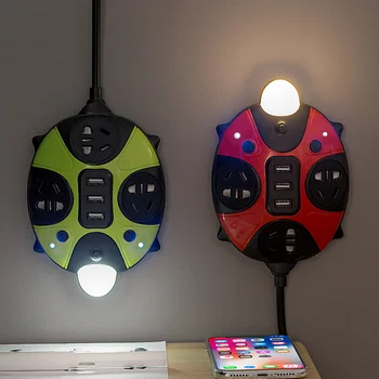 Creative Smart Cartoon Row Plug with Night Light USB Charging Board Plug Wiring Multi-Function Socket with usb wall socket
Creative Smart Cartoon Row Plug with Night Light USB Charging Board Plug Wiring Multi-Function Socket with usb wall socket
