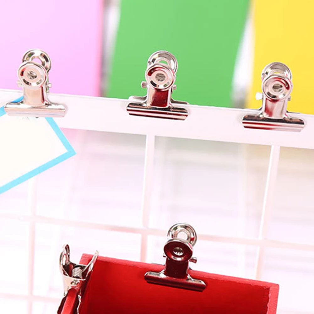 1PCS 22mm Round Metal Grip Clips Silver Bulldog Clip Stainless Steel Ticket Clip Stationery
1PCS 22mm Round Metal Grip Clips Silver Bulldog Clip Stainless Steel Ticket Clip Stationery