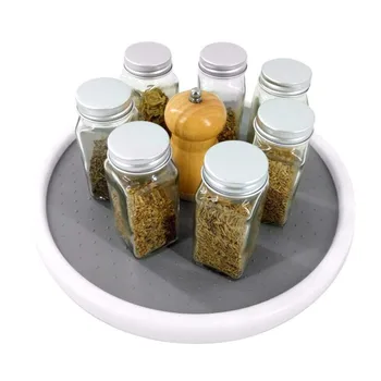 360 Rotation Non-Skid Pantry Cabinet Turntable with Wide Base Storage Bin Rotating Organizer for Kitchen Seasoning
360 Rotation Non-Skid Pantry Cabinet Turntable with Wide Base Storage Bin Rotating Organizer for Kitchen Seasoning