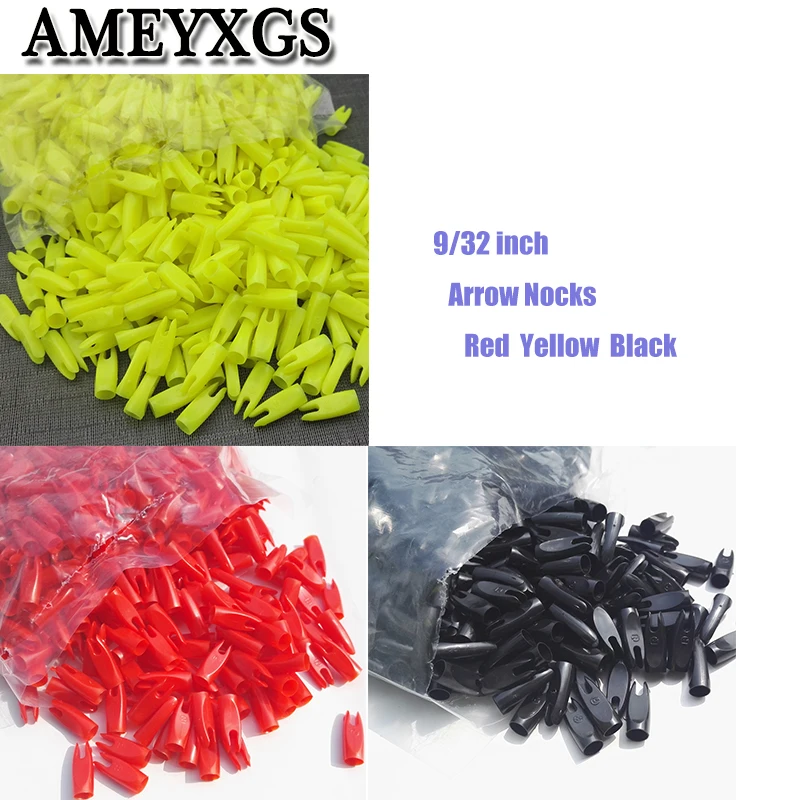 100pcs 9/32inch Archery Arrow Nock Wood Arrow ID7.2mm Archery Tails Plastic Arrow Nock Hunting Shooting Bow And Arrow Accessory
100pcs 9/32inch Archery Arrow Nock Wood Arrow ID7.2mm Archery Tails Plastic Arrow Nock Hunting Shooting Bow And Arrow Accessory