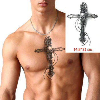 Waterproof Temporary Tattoo Sticker cross skull errow flower tatoo water transfer fake tatoo flash tatto Woman Man kid
Waterproof Temporary Tattoo Sticker cross skull errow flower tatoo water transfer fake tatoo flash tatto Woman Man kid