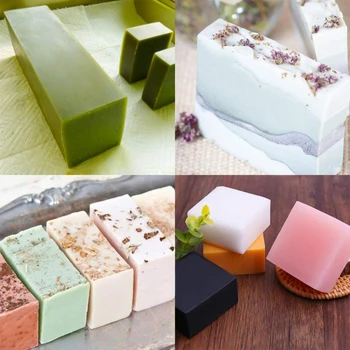 Silicone Soap Molds Rectangular Loaf Mold with Plastic Scraper for Handmade Soap H55A 
Silicone Soap Molds Rectangular Loaf Mold with Plastic Scraper for Handmade Soap H55A
