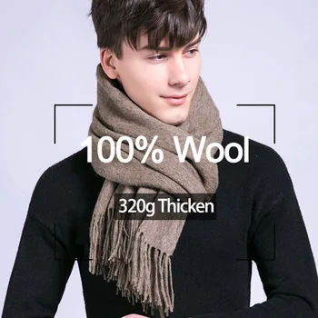 Winter 100% Wool Scarf For Men Warm Solid Tassels Fine Wool Scarves Male Man Fashion Scarfs Big Bufandas Hombre
Winter 100% Wool Scarf For Men Warm Solid Tassels Fine Wool Scarves Male Man Fashion Scarfs Big Bufandas Hombre